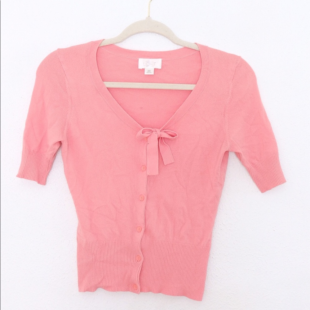 Pink Loft Cardigan
